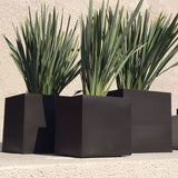 CUBIC PLANTER Fiberglass Planters Gardia Planters Fiberglass planter for indoors and outdoors from big plus size planters and small pots for plants Large and big pots and large containers
