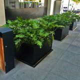 CUBIC PLANTER Fiberglass Planters Gardia Planters Fiberglass planter for indoors and outdoors from big plus size planters and small pots for plants Large and big pots and large containers