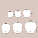 HAWAII PLANTER Fiberglass Planters Gardia Planters Fiberglass planter for indoors and outdoors from big plus size planters and small pots for plants Large and big pots and large containers