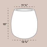 LISBOA PLANTER Fiberglass Planters Gardia Planters Fiberglass planter for indoors and outdoors from big plus size planters and small pots for plants Large and big pots and large containers