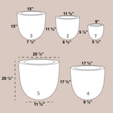 MONACO BOWL PLANTER Fiberglass Planters Gardia Planters Fiberglass planter for indoors and outdoors from big plus size planters and small pots for plants Large and big pots and large containers
