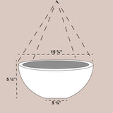 PENDANT VENICE PLANTER Fiberglass Planters Gardia Planters Fiberglass planter for indoors and outdoors from big plus size planters and small pots for plants Large and big pots and large containers