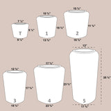 MOROCCO PLANTER Fiberglass Planters Gardia Planters Fiberglass planter for indoors and outdoors from big plus size planters and small pots for plants Large and big pots and large containers