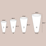BARCELONA PLANTER Fiberglass Planters Gardia Planters Fiberglass planter for indoors and outdoors from big plus size planters and small pots for plants Large and big pots and large containers