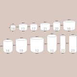 CYLINDER PLANTER Fiberglass Planters Gardia Planters Fiberglass planter for indoors and outdoors from big plus size planters and small pots for plants Large and big pots and large containers