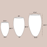 DUBAI PLANTER Fiberglass Planters Gardia Planters Fiberglass planter for indoors and outdoors from big plus size planters and small pots for plants Large and big pots and large containers