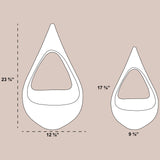 SKY DROP PLANTER Fiberglass Planters Gardia Planters Fiberglass planter for indoors and outdoors from big plus size planters and small pots for plants Large and big pots and large containers