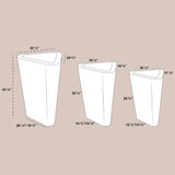 ITALY PLANTER Fiberglass Planters Gardia Planters Fiberglass planter for indoors and outdoors from big plus size planters and small pots for plants Large and big pots and large containers