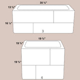WOOD RECTANGULAR PLANTER Fiberglass Planters Gardia Planters Fiberglass planter for indoors and outdoors from big plus size planters and small pots for plants Large and big pots and large containers