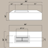 MANHATTAN 02 FIRE PIT Fiberglass Planters Gardia Planters Fiberglass planter for indoors and outdoors from big plus size planters and small pots for plants Large and big pots and large containers