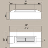 MANHATTAN 03 FIRE PIT Fiberglass Planters Gardia Planters Fiberglass planter for indoors and outdoors from big plus size planters and small pots for plants Large and big pots and large containers