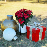 GIANT CHRISTMAS GIFT BOX Fiberglass Planters Gardia Planters Fiberglass planter for indoors and outdoors from big plus size planters and small pots for plants Large and big pots and large containers