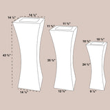 RAMSES PLANTER Fiberglass Planters Gardia Planters Fiberglass planter for indoors and outdoors from big plus size planters and small pots for plants Large and big pots and large containers