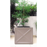 RUSTIC CUBIC PLANTER Fiberglass Planters Gardia Planters Fiberglass planter for indoors and outdoors from big plus size planters and small pots for plants Large and big pots and large containers