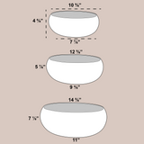 CANCUN BOWL PLANTER Fiberglass Planters Gardia Planters Fiberglass planter for indoors and outdoors from big plus size planters and small pots for plants Large and big pots and large containers