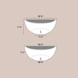 WALL VENICE PLANTER Fiberglass Planters Gardia Planters Fiberglass planter for indoors and outdoors from big plus size planters and small pots for plants Large and big pots and large containers